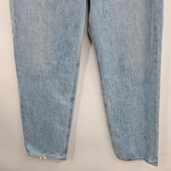 Agolde Criss-Cross Upsized Jeans (Sz 26) High Rise Straight Leg Suburbia - Picture 4 of 9